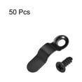 thumbnail image 3 of Uxcell Frame Turn Button  9/10" Metal Bow Shape w Screws for Hanging Pictures Black 50 Pcs, 3 of 3