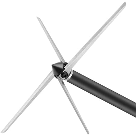 6 Pack Turkey Hunting Broadheads 125/150 Grain 4 Fixed Blade 4 Cutting Dia Hunting Broadheads 420 Stainless Steel Hunting Arrowhead for Compound Bow and Recurve Bow