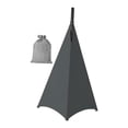 thumbnail image 4 of Funda para soporte de altavoz de 360 ​​grados, con protección contra la luz, para trípode, con faldón y bolsa de transporte para escenarios, giras y c, 4 of 8