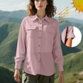 thumbnail image 4 of Ahabrexf Button up Shirt Men, Women's Upf 50 Long Sleeve Sun Protection Shirt for Outdoor Travel, 4 of 8
