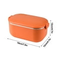thumbnail image 2 of Electric Lunch Box Food Heater Portable Leak Proof Stainless Steel Container Heating Box With Bag For Car/Home Use, 2 of 13