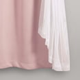 thumbnail image 4 of Lush Decor Grommet Sheer Panels With Insulated Blackout Lining Navy 38X108 Set, 4 of 7