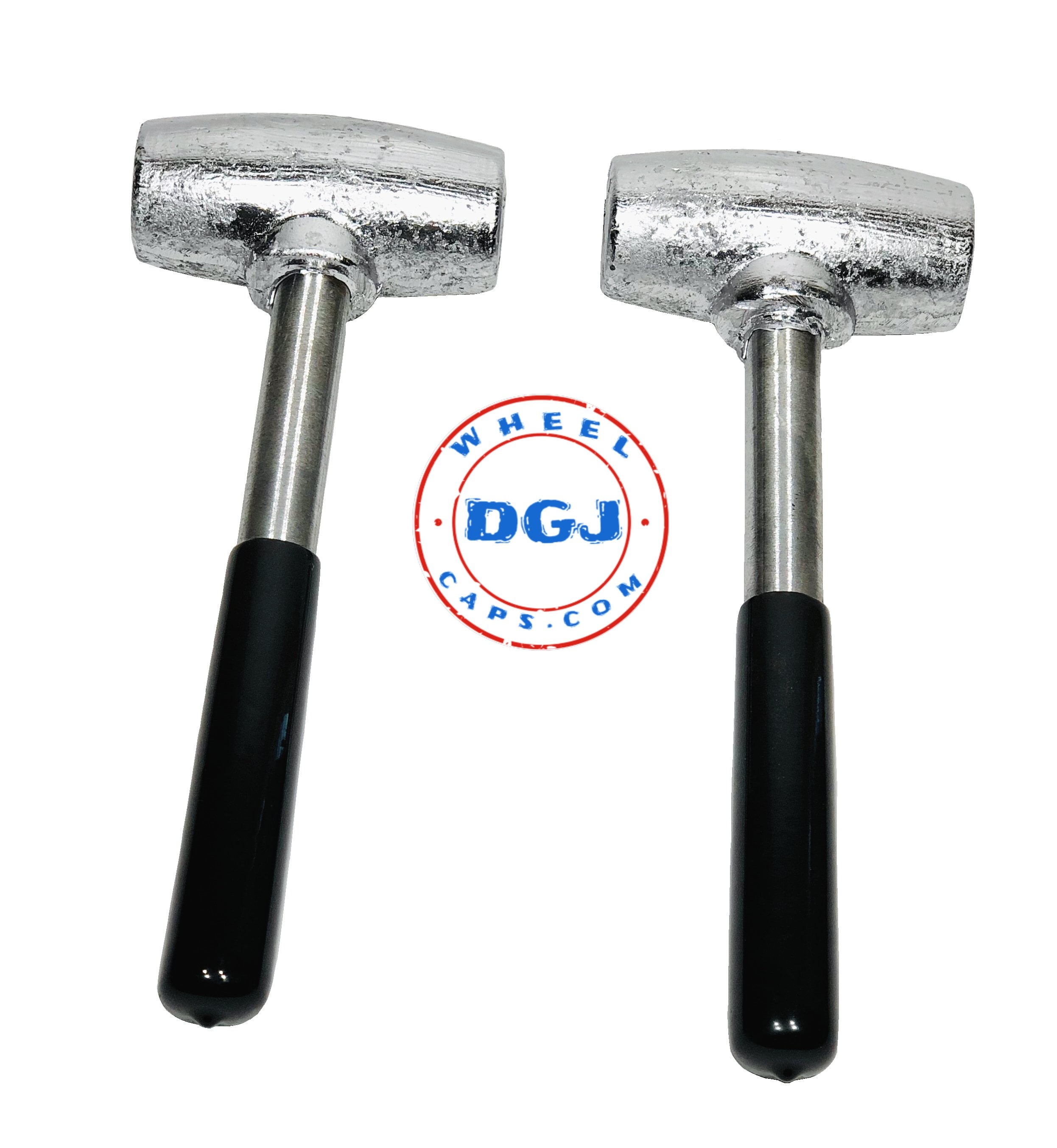 Set of 2 Wire Wheel Knock Off 4lb Lead Hammers Made In The USA