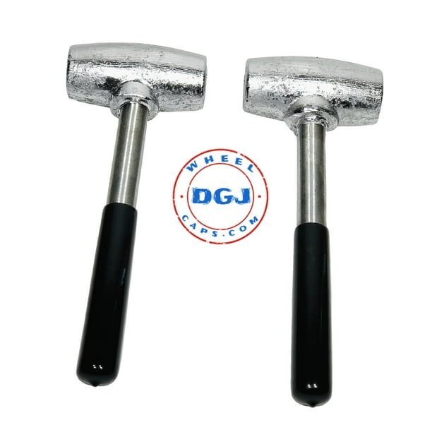 Set of 2 Wire Wheel Knock Off 4lb Lead Hammers Made In The USA