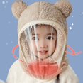 thumbnail image 4 of Daznico Children's Windproof Hat with Face and Earmuffs for Winter Thickened Pullover Design, 4 of 4