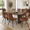 Brown, variant on MOONMISS Modern Upholstered Dining Chairs Set of 6 with Thick Cushion,Sturdy Metal Legs,Side Chairs for Kitchen,Living Room,Black
