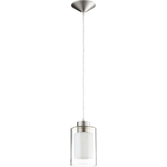 1 Light Pendant in Bailey Street Home Home Collection Style 5 inches Wide By 9.25 inches High Bailey Street Home 183-Bel-3400132