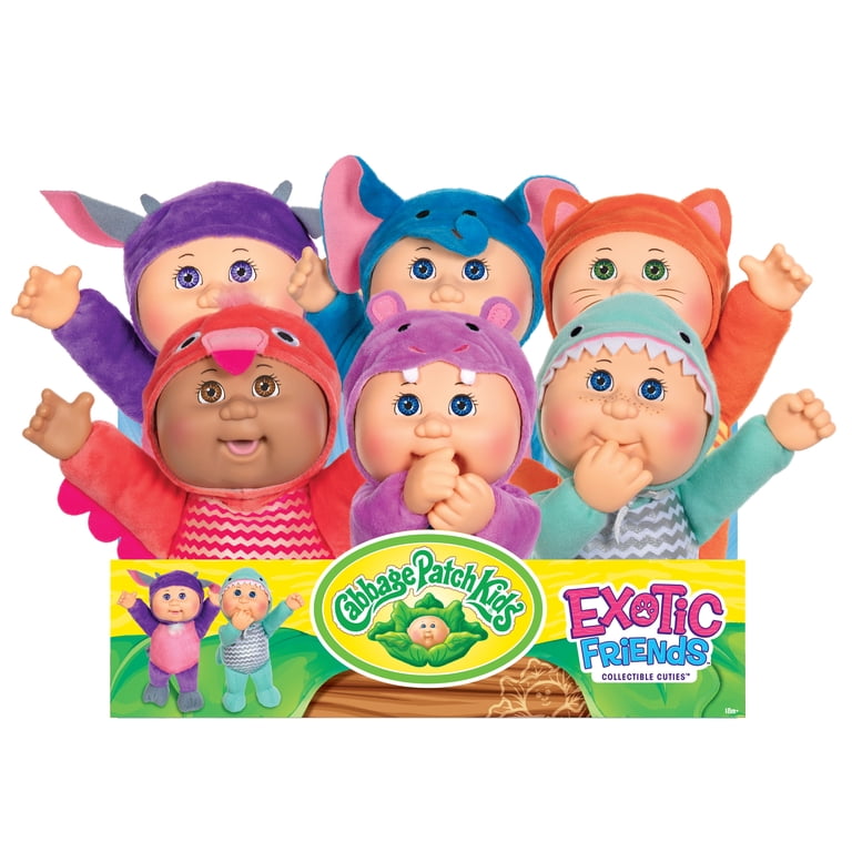CABBAGE PATCH KIDS Cuties 9in Exotic Emmett Hippo - Walmart.com