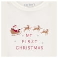 thumbnail image 3 of Conjunto Carter's Child of Mine Unisex 2 Piezas con Estampado Navideño Talla 0-3 Meses Beige, 3 of 4