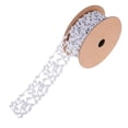 thumbnail image 2 of KLKCMS 1 Meter Hollow Leaf Lace Trim Ribbon Embellishment for Gift Wrap 30mm, 2 of 6