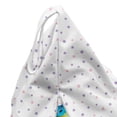 thumbnail image 5 of Star Lounger Chair Bag, Themed Bicolour Shapes Dreaming Minimal Pastel Design, High Capacity Storage with Handle Container, Lounger Size, Pale Pink Lavender White, by Ambesonne, 5 of 5