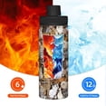 thumbnail image 5 of Pofeuu Cut Cats Print 18oz Sports Insulated Kettle Stainless Steel Vacuum Water Bottle Leakproof Sport Flask, 5 of 7