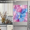 thumbnail image 3 of Yayeee Magnetic Dishwasher Cover for The Front Decoration Home Kitchen Machine Sticker Protector, Watercolor Blue Marble Pattern, 3 of 6