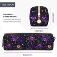 thumbnail image 3 of Easygdp Multi-colored Spiders para Estuche de Lápices de Cuero, Estuche de Papelería de Cuero, Estuche de Gran Capacidad con Cremallera, 3 of 7