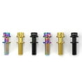 thumbnail image 2 of M5x18/20mm bicycle titanium alloy stem screw with spacer front fork, 2 of 8