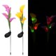 thumbnail image 4 of Lámpara de césped al aire libre con luz de flor de tierra estilo cala 4LED con energía solar para iluminación de jardín, 4 of 8
