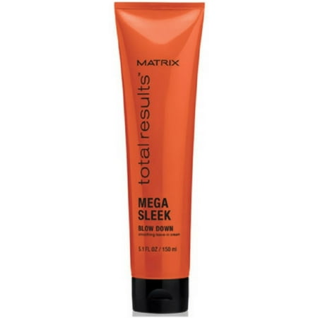 Matrix Total Results Mega Sleek Blow Down Smoothing Leave-In Cream, 5.1 (Best Smoothing Cream For Frizzy Hair)