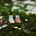 thumbnail image 1 of LIFKOME 2 Pcs Figurines de Hibou Gris pour Miniatures, Design Réaliste Blanc pour Jardiniers, 1 of 6