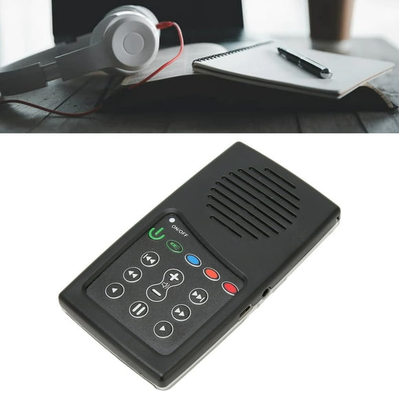 Electronic Bible Reader, Portable Solar Charging Sound Bible Player with Built in 8G Capacity and Rechargeable Battery, Sound Player for Listeners Seniors The