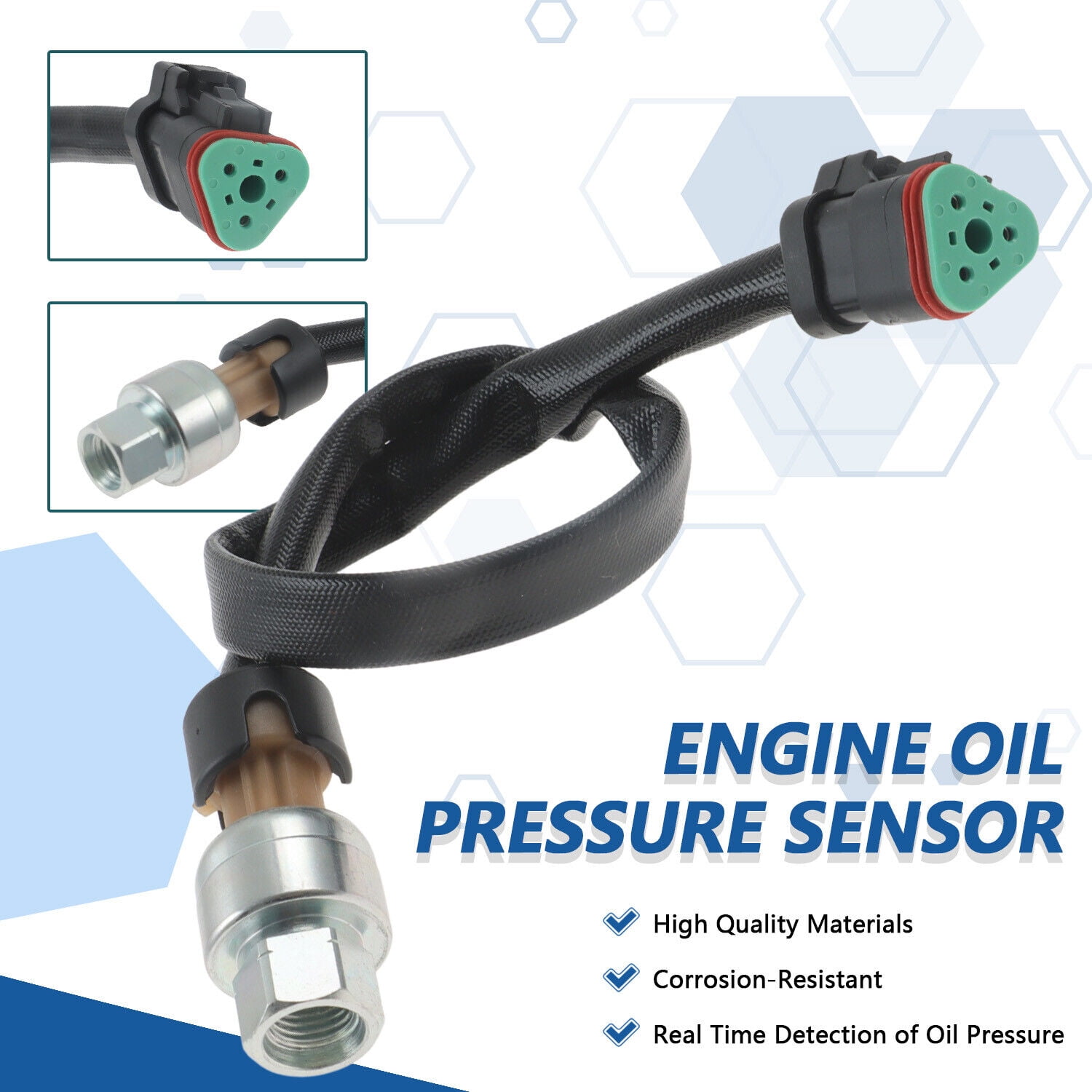 Aftermarket Engine Oil Pressure Sensor for  Industrial Engine 3176B 3196