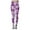 Purple, variant on Landzoo Women's Easter Print Middle Waist Leggings Fitness Pants For Sports Tailored Skin friendly Women's Fitness Pants