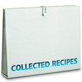 thumbnail image 2 of File Organizer for Recipes - Expanding Recipe File Folder Organizer with Dividers, Accordion Style Organizer for Recipe Cards, Clippings, Full Size Recipes - Turquoise & Gray by Meadowsweet Kitchens, 2 of 4
