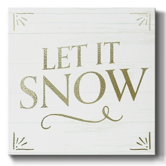 Golden Sentiments I- Gallery Wrapped Canvas