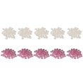 thumbnail image 2 of 10 Bag 3D Camellia Shaped Nail Decoration DIY Resin Exquisite Light Change Nail Decoration for Women Rose Red, 2 of 5