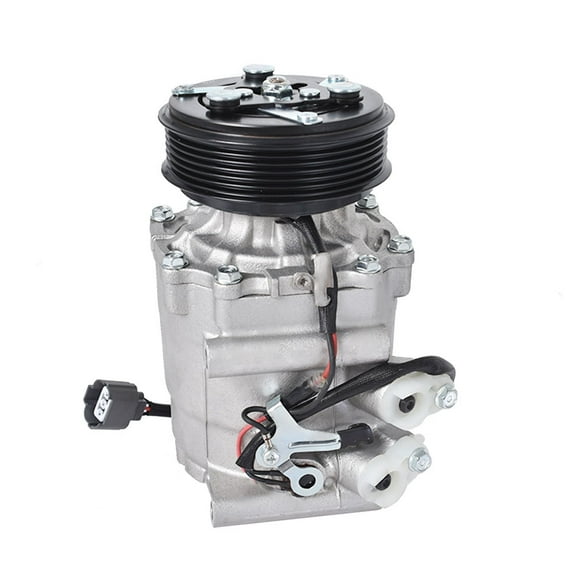 Labwork Automotive AC Compressor & A/C Clutch, A/C Ports 6 Grooves CO-4914AC 0610061 6511266 2004914AM Fit for 2002-2005 Honda Civic 1.7L