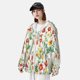 thumbnail image 3 of Balery Spring floral Sudadera ligera de manga larga con capucha y protección solar UPF 50+ para hombre y mujer, ideal para pesca y running-3X-Large, 3 of 7