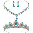 thumbnail image 2 of Elegant Wedding Jewellery Collection with Crystal Tiara and Necklace, 2 of 2