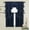 Navy Blue, variant on Kate Aurora Country Farmhouse Living Solid Colored Café Kitchen Curtain Tier & Swag Valance Set - Assorted Colors