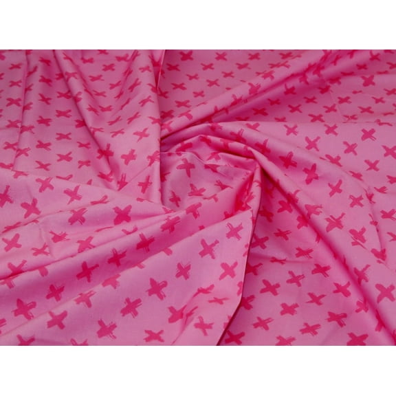 Minerva 100% Cotton Fabric Pink - per yard