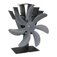 thumbnail image 1 of GUOOL Stove Wood pellets fireplace insert wood burning Gray, 1 of 5