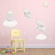 thumbnail image 3 of Calcomanía de pared con forma de estrella de elefante, calcomanía de pared para niños, dormitorio, sala de juegos, decoración de pared para jardín de infantes, grafiti de PVC para escritorio, 3 of 5