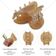 thumbnail image 4 of Hair Claw Clips Jaw Clamps - 12 Pcs No-Slip Grip Mini Hair Jaw Claw Clips for Women Thick Hair Clamps Hair Barrette Hair Styling Accessories, 4 of 12