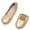 Gold, variant on BadPiggies Women's Ballet Flats Foldable Travel Ballet Flat Shoes Ballerina Slippers US 6-10