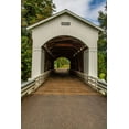 thumbnail image 2 of Hersen, Michel 23x32 White Modern Wood Framed Museum Art Print Titled - Mosby Creek Bridge-Cottage Grove-Oregon-USA, 2 of 4