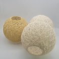 thumbnail image 2 of Unatoiry Woven Pendant Light Shade Lamp Cage Rattan Ball Lampshade for Farmer House Yellow 15cm 1Set, 2 of 6