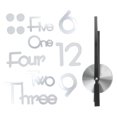 thumbnail image 3 of Large Wall Clock, Frameless DIY Decor Clock Mirror  Atomic Wall Clock, Modern Simple Style Decor Clock For  Office Room Decor, Minimalist, 3 of 8