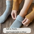 thumbnail image 4 of LOUQIBINE Hailnrothwad Snugly Velvet Winter Thermal Socks, Ultra Soft Velvet Slim Thermal Socks with Fleece Lined Ribbed Design for Women in Snow and Cold Weather, 4 of 7