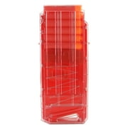 EKIND 10 Darts Clips Compatible for Nerf Mega Motostryke Blaster - Quick Reload Soft Dart Ammo Clips (Red)