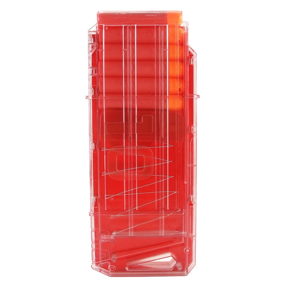 EKIND 10 Darts Clips Compatible for Nerf Mega Motostryke Blaster - Quick Reload Soft Dart Ammo Clips (Red)