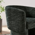 thumbnail image 4 of Modway Muse Boucle Fabric Barrel Accent Chair in Charcoal, 4 of 9