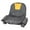 Grey, variant on Universal Heavy Duty Mower Tractor Seat Protective Cover with Armrests Durable Polyester Fabric for Riding