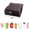 thumbnail image 5 of Posavasos de cuero Laklulu para bebidas, protección contra derrames para escritorios de mesa, posavasos de cuero duraderos y antideslizantes, 5 of 5