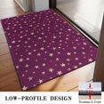 thumbnail image 3 of Purple Christmas Star Pattern Door Rugs,Washable Non Slip Door Mats Indoor,Decorative Door Mats,Entry Mat Indoor for Entrance,Bedroom,Kitchen,Bathroom,20"x32", 3 of 6