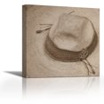 thumbnail image 1 of Cowboy Hat - Contemporary Fine Art Giclee on Canvas Gallery Wrap - wall décor - Art painting - 19 x 19 Inch - Ready to Hang, 1 of 2