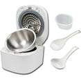 thumbnail image 5 of Buffalo White IH SMART COOKER, Rice Cooker and Warmer, 1 L, 5 cups of rice, Non-Coating inner pot, Efficient, Multiple function, Induction Heating (5 cups), 5 of 7