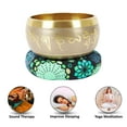 thumbnail image 4 of IBA Indianbeautifulart Tibetan Singing Bowl Musical Instrument For Meditation W/ Stick & Cushion Handcrafted In Nepal Bowl For Relaxation, Yoga & Spiritual Healing, 4 of 7